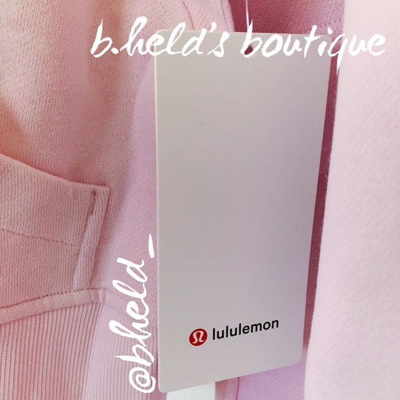 lululemon Scuba Oversized Half-Zip Hoodie in Meadowsweet Pink Size XS/S New NWT - Picture 4 of 15
